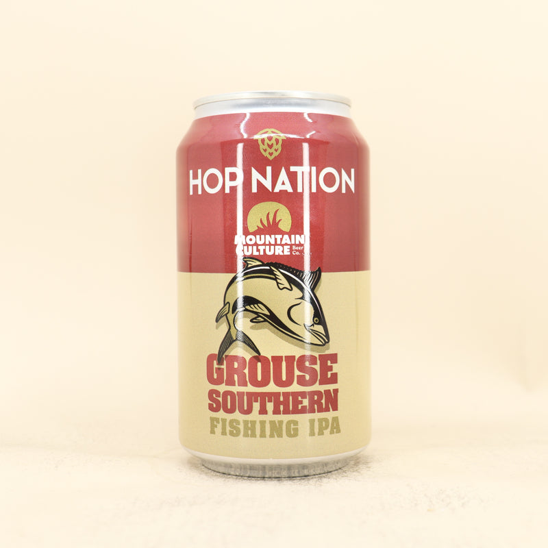 Hop Nation x Mountain Culture Southern Grouse Fishing IPA Can 355ml