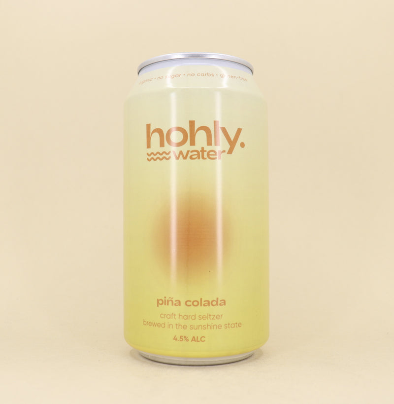 Hohly Water Pina Colada Seltzer Can 375ml