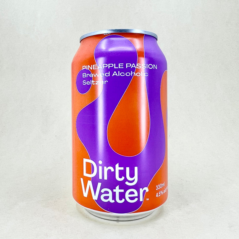 Dirty Water Pineapple & Passionfruit Seltzer Can 330ml