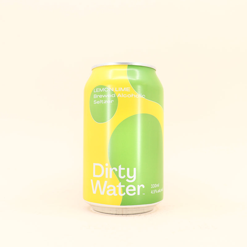 Dirty Water Lemon & Lime Seltzer Can 330ml