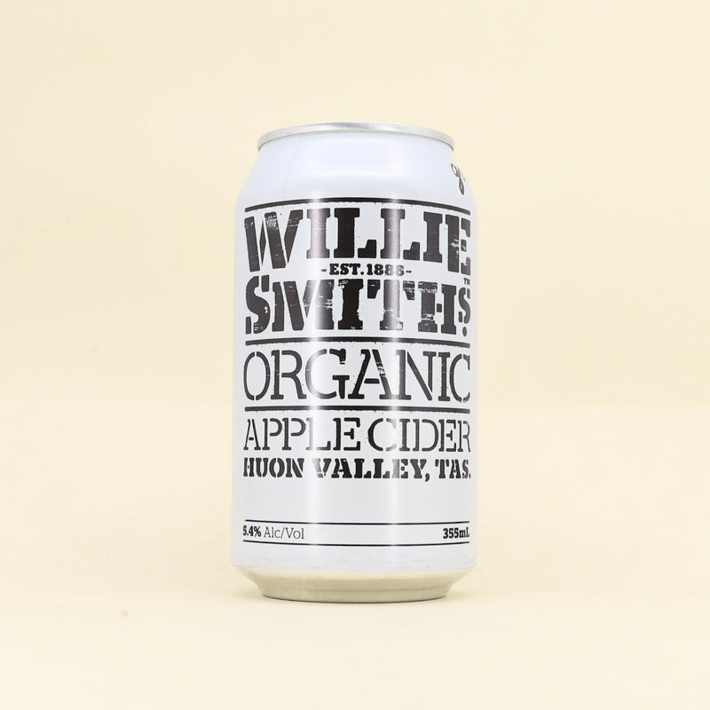 Willie Smiths Organic Apple Cider Can 355ml