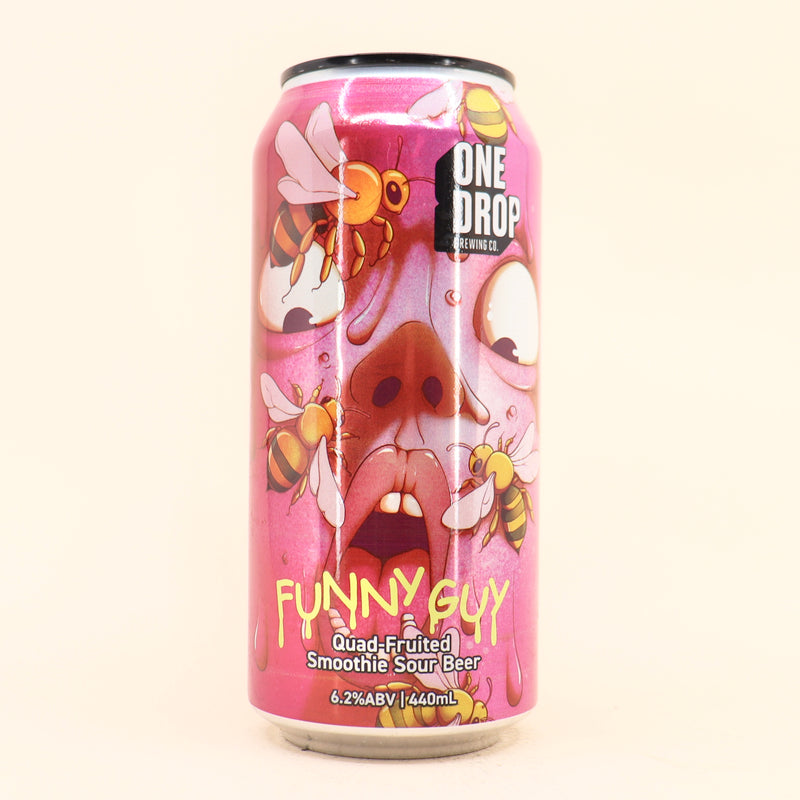 One Drop Funny Guy Smoothie Sour Can SGL 440ml