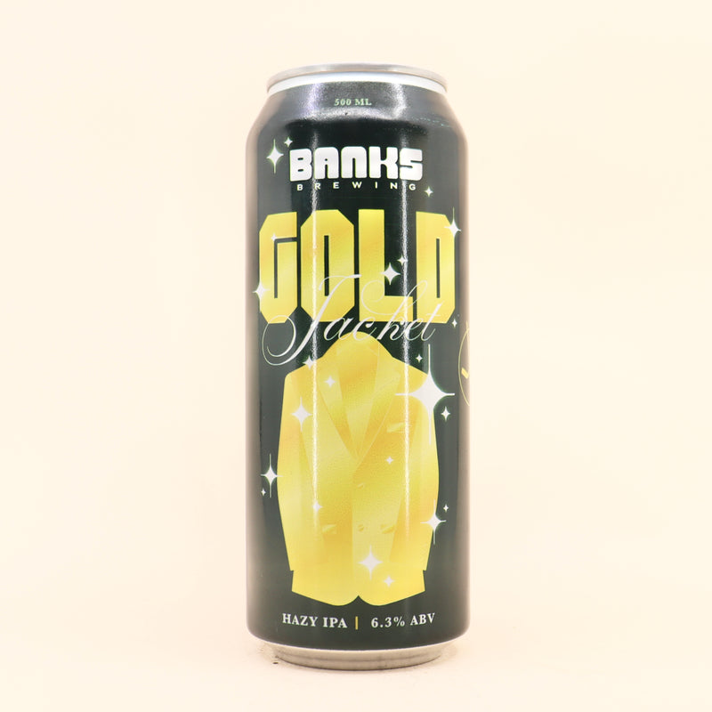 Banks Gold Jacket Hazy IPA Can SGL 500ml