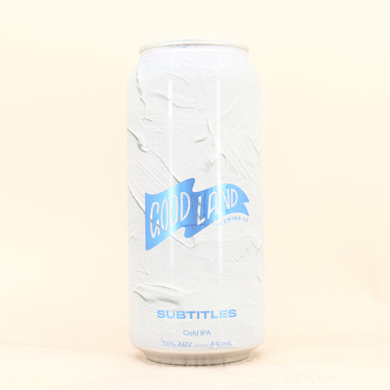 Good Land Subtitles Cold IPA Can 440ml