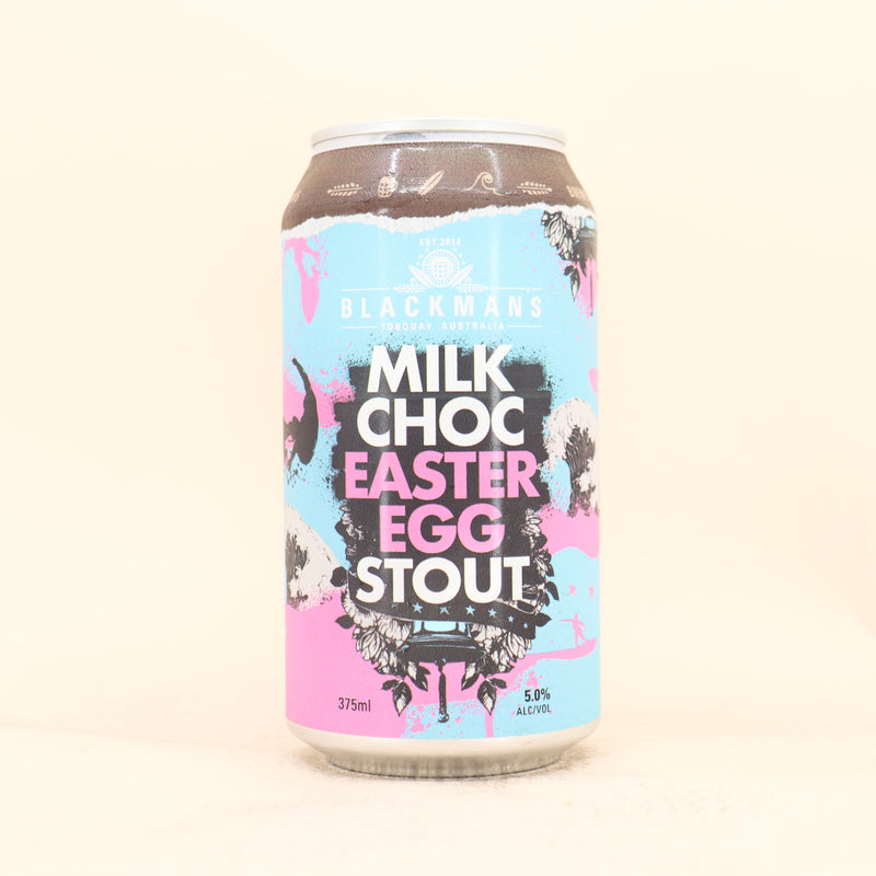 Blackman’s Milk Choc Easter Egg Stout Can 375ml