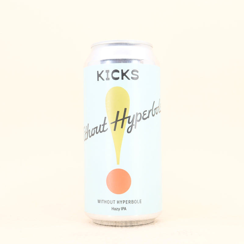 Kicks Without Hyperbole Hazy IPA Can 440ml