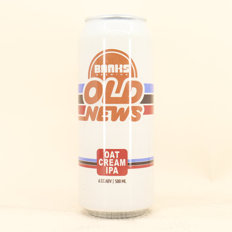 Banks Old News Oat Cream IPA Can 500ml