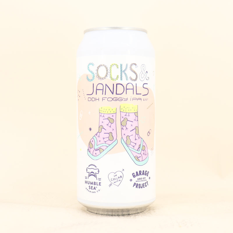 Garage Project Socks & Jandals DDH Foggy IPA Can 440ml