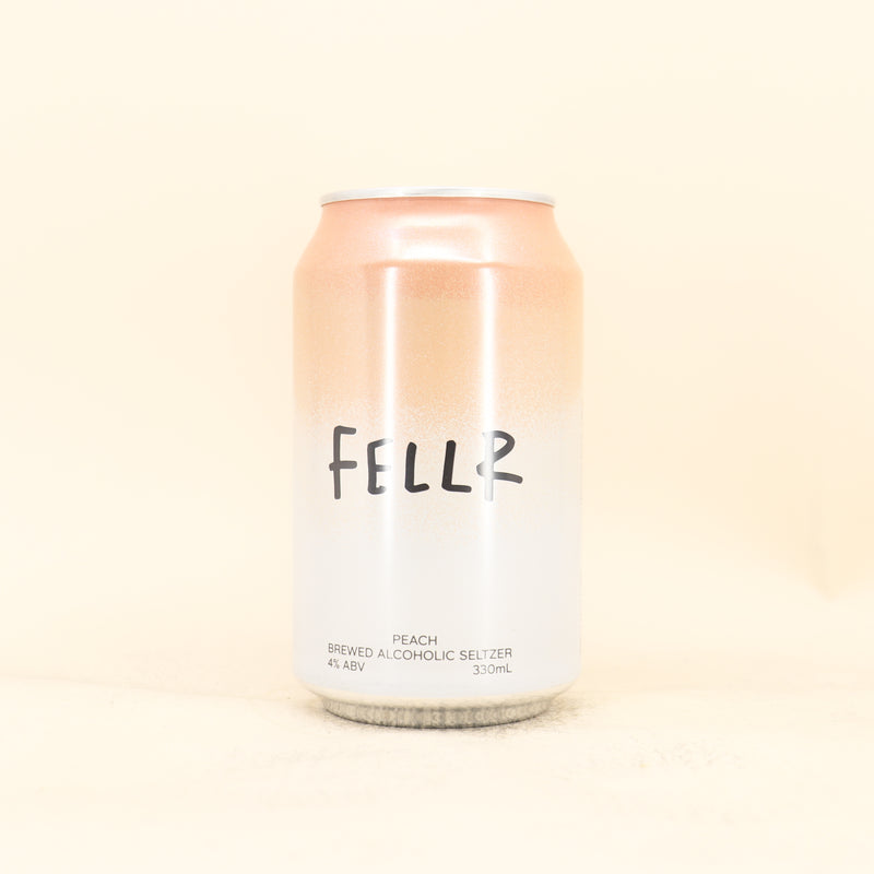 Fellr Peach Seltzer Can 330ml