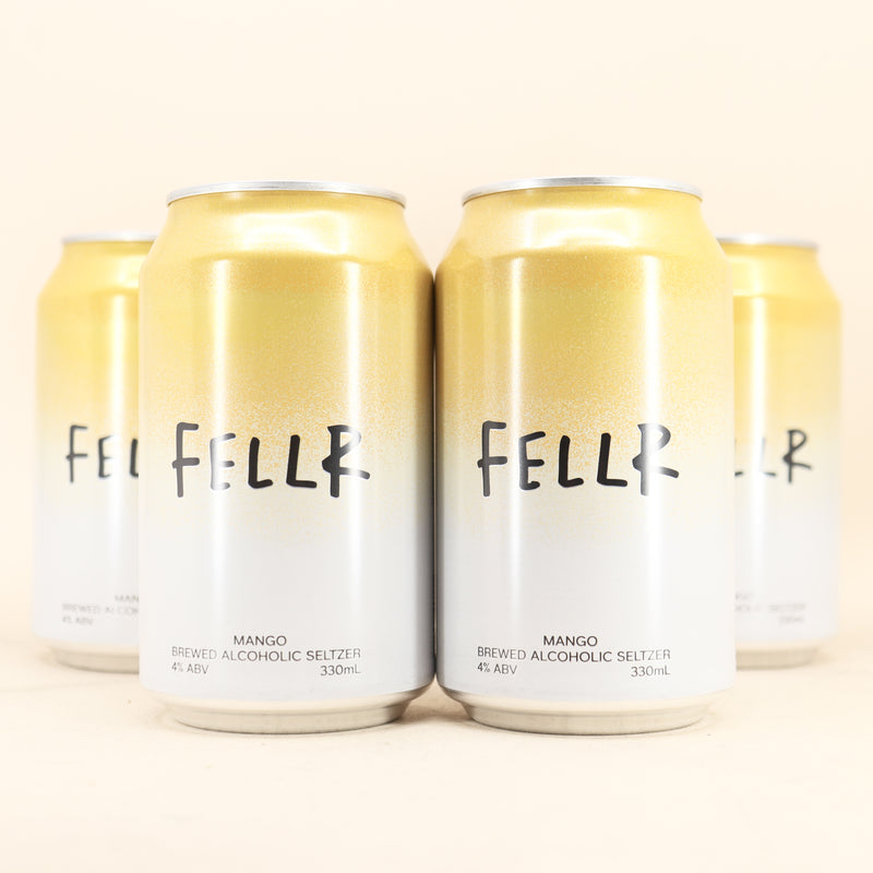 Fellr Mango Seltzer Can 330ml 4 Pack
