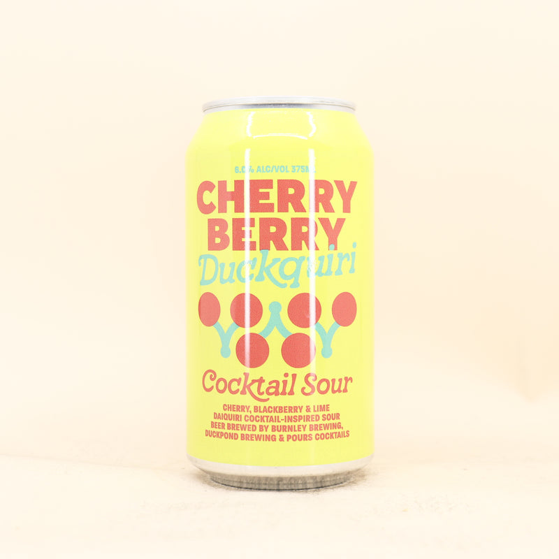 Burnley x Duckpond x Pours Cherry Berry Duckquiri Cocktail Sour Can 375ml