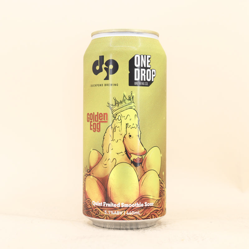 One Drop x Duckpond Golden Egg Quint Fruited Smoothie Sour Can 440ml