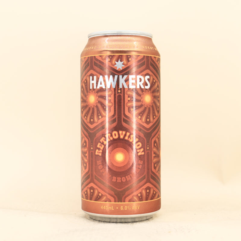 Hawkers Retrovision Hoppy Brown Ale Can 440ml