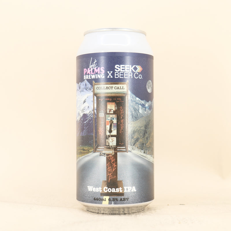 Lost Palms x Seek Beer Co Collect Call West Coast IPA Can 440ml