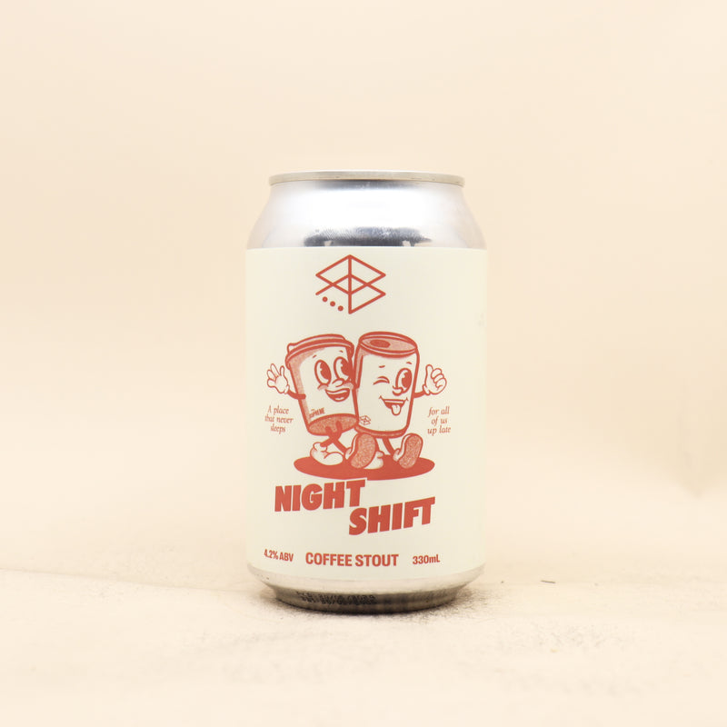 Range Night Shift Coffee Stout Can 330ml