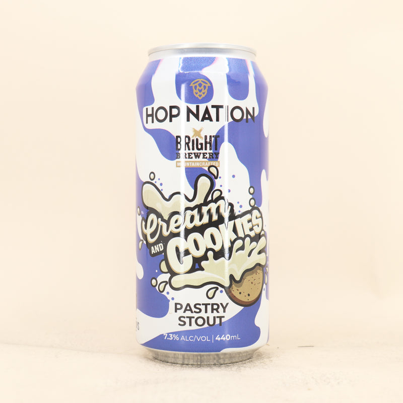 Hop Nation x Bright Cream & Cookies Imerial Stout Can 440ml