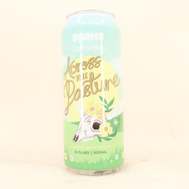 Banks x Commonfolk Across The Pasture Coffee Milk Stout Can 500ml