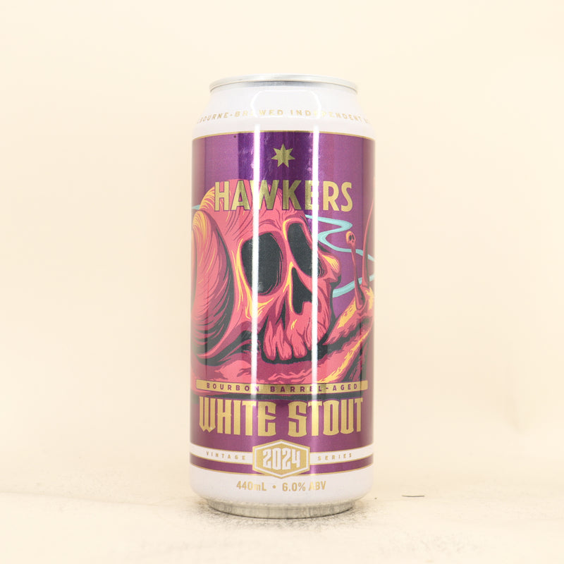 Hawkers 2024 BBA White Stout Can 440ml