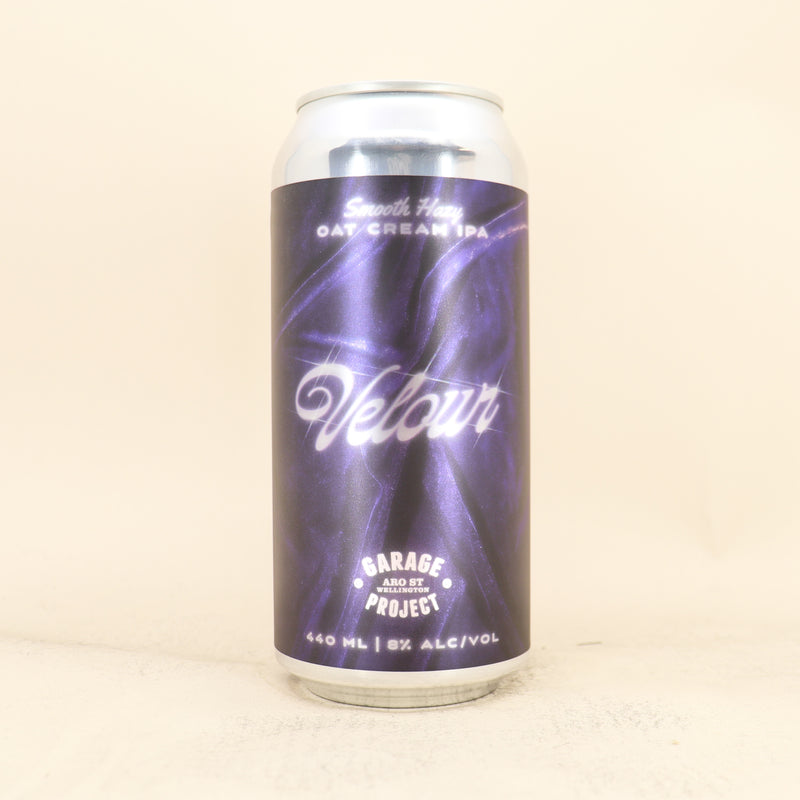 Garage Project Velour Smooth Hazy Oat Cream IPA Can 440ml