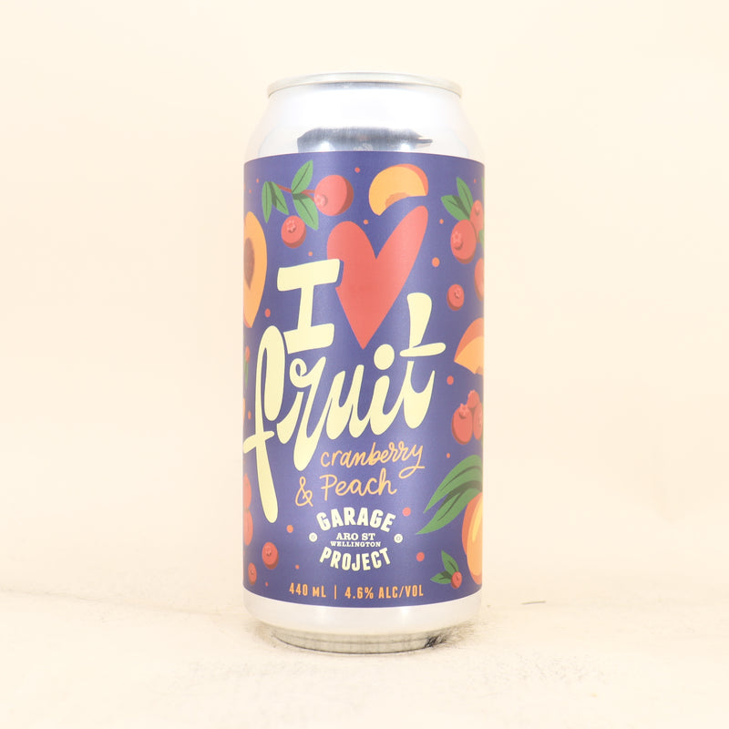 Garage Project I Heart Fruit Cranberry & Peach Sour Can 440ml