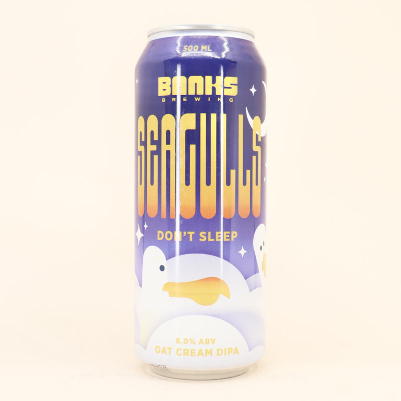 Banks Seagulls Don’t Sleep Oat Cream DIPA Can 500ml