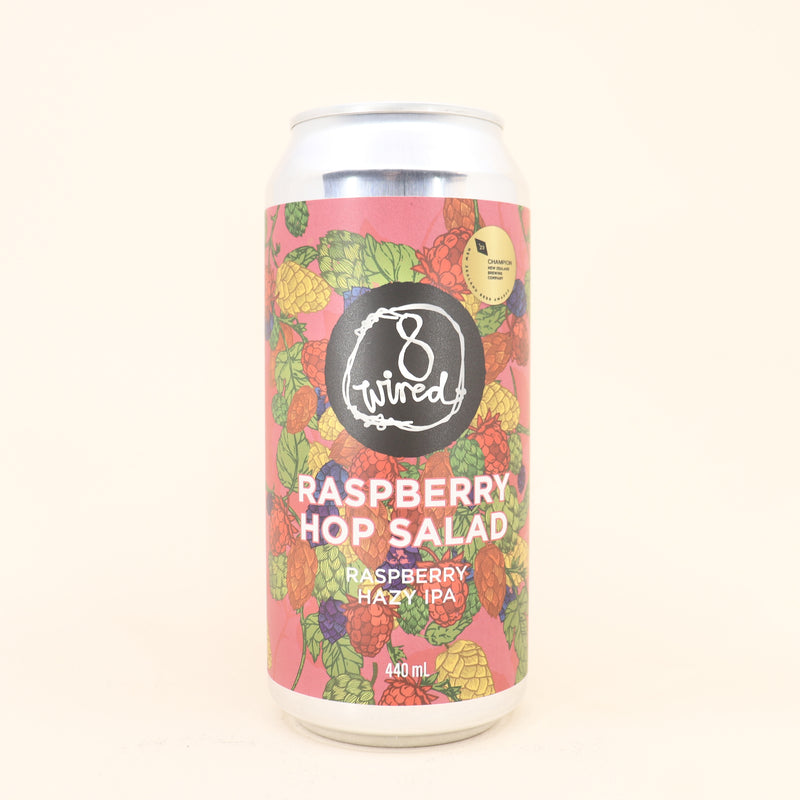 8 Wired Raspberry Hop Salad Hazy IPA Can 440ml