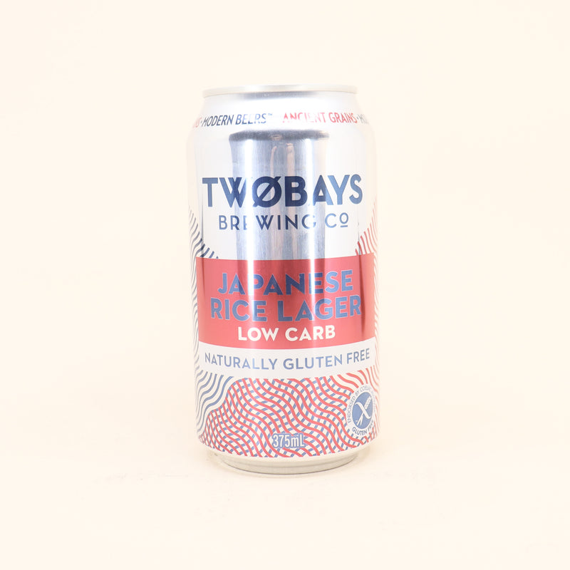 Two Bays Japanese Rice Lager Gluten Free Can 375ml