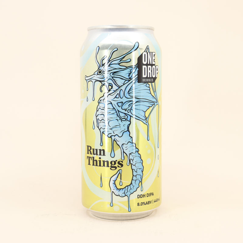 One Drop Run Things DDH DIPA Can 440ml