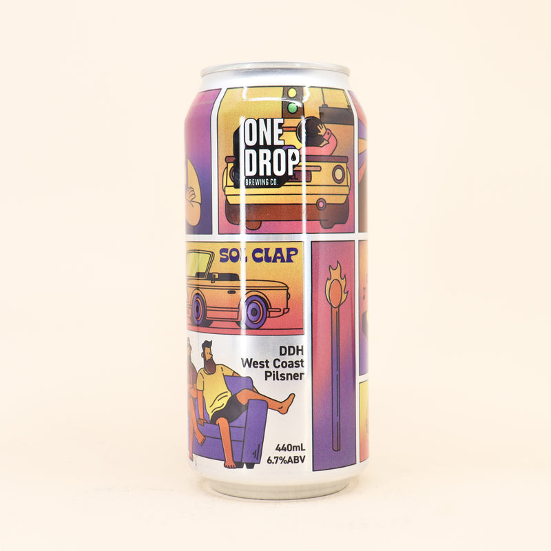 One Drop Sol Clap DDH West Coast Pilsner Can 440ml