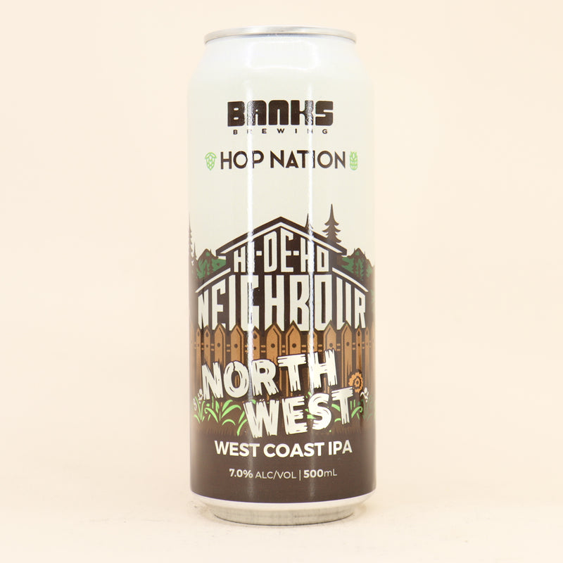 Banks X Hop Nation Hi-De-Ho Neighbour North West West Coast IPA Can 500ml