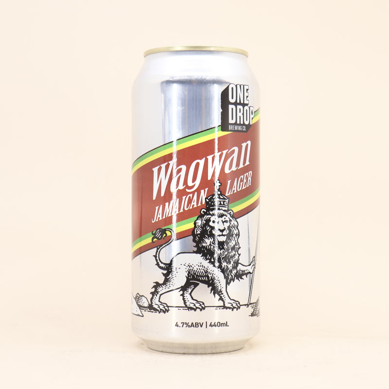 One Drop Wagwan Jamaican Lager Can 440ml