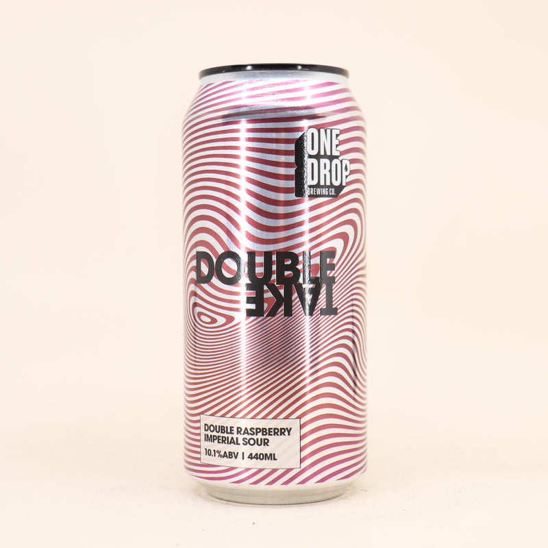 One Drop Double Take Double Raspberry Imperial Sour Can 440ml