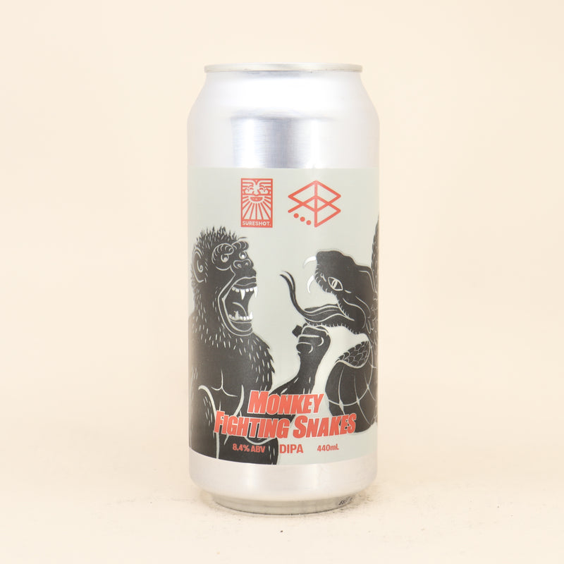 Range x Sureshot Monkey Fighting Snakes DIPA Can 440ml