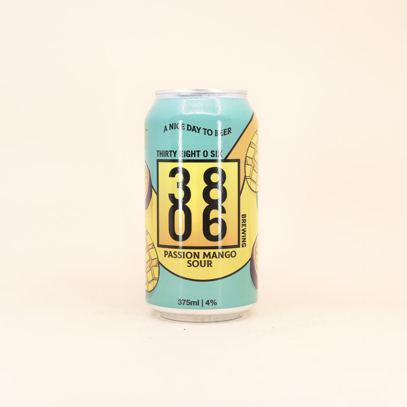 3806 Brewing Passion Mango Sour Can 375ml