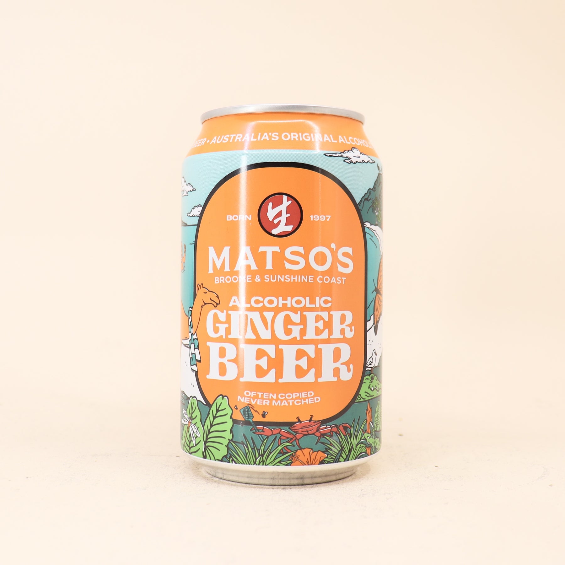 Matsos Raspberry Matsos Alcoholic Ginger Beer Can 330ml – Beermash