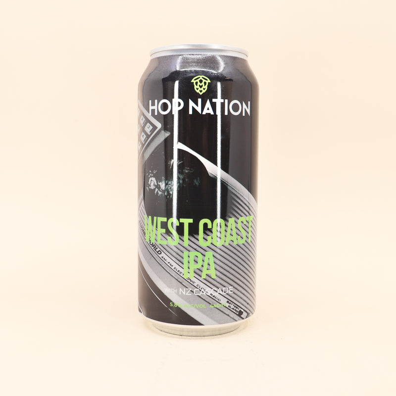Hop Nation West Coast IPA NZ Cascade Can 440mL