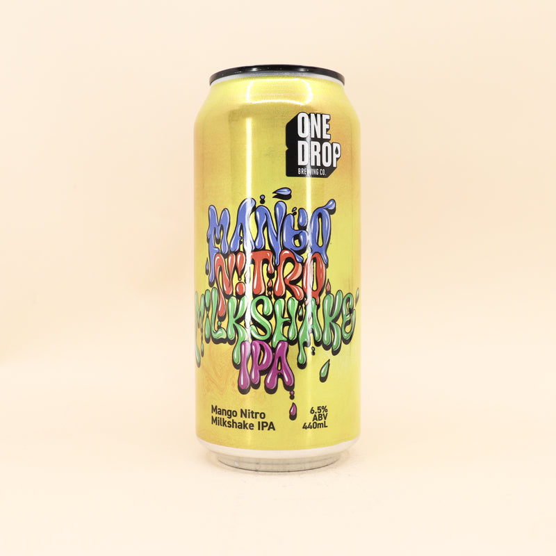 One Drop Mango Nitro Milkshake IPA Can 440mL