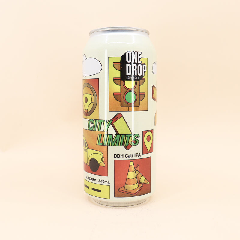 One Drop City Limits DDH Cali IPA Can 440mL