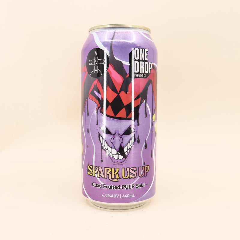One Drop Spark Us Up Quad Fruited PULP Sour Can 440mL