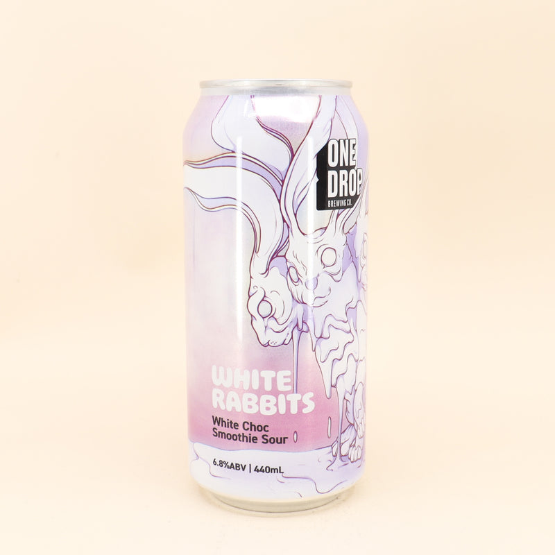 One Drop White Rabbits White Choc Smoothie Sour Can 440mL