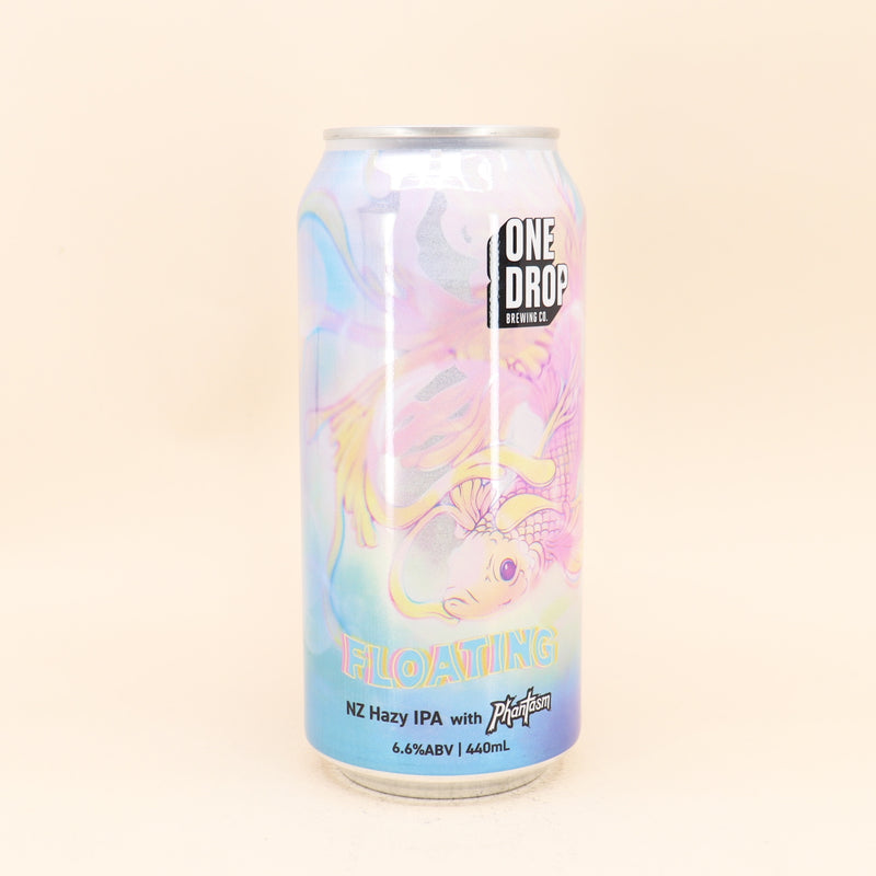 One Drop Floating NZ Hazy IPA w Phantasm Can 440mL