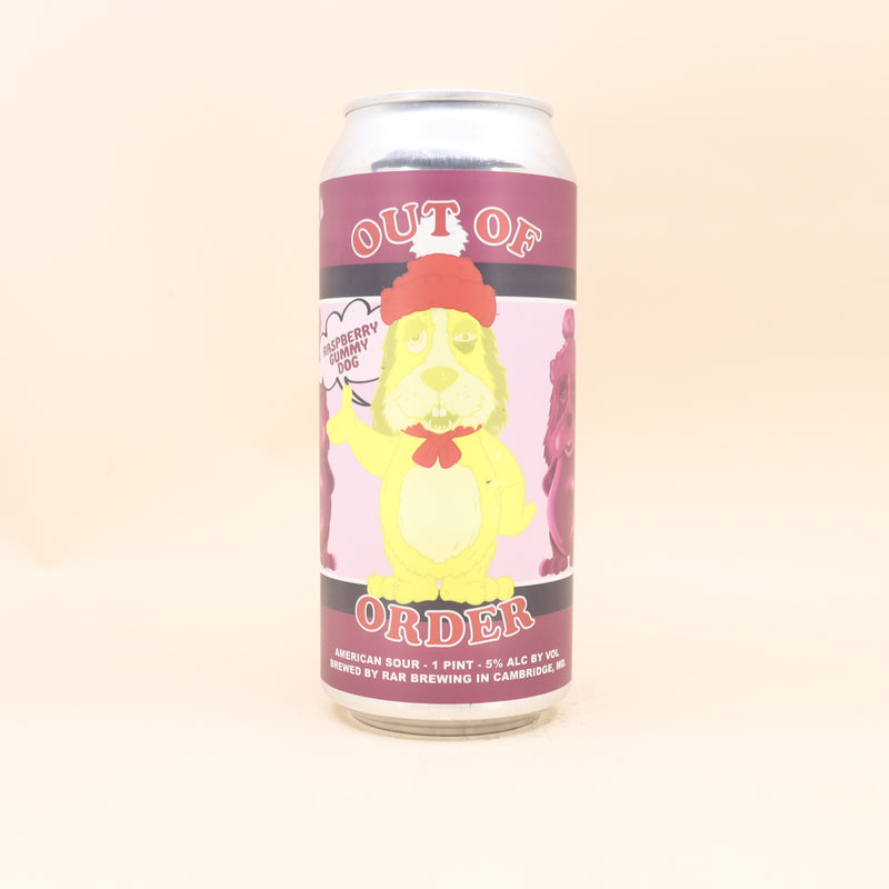 RaR Brewing Raspberry Gummi Dog Smoothie Sour Can 473mL