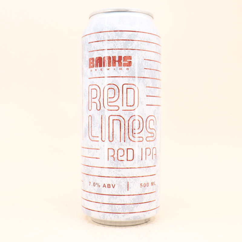 Banks Red Lines Red IPA Can 500mL