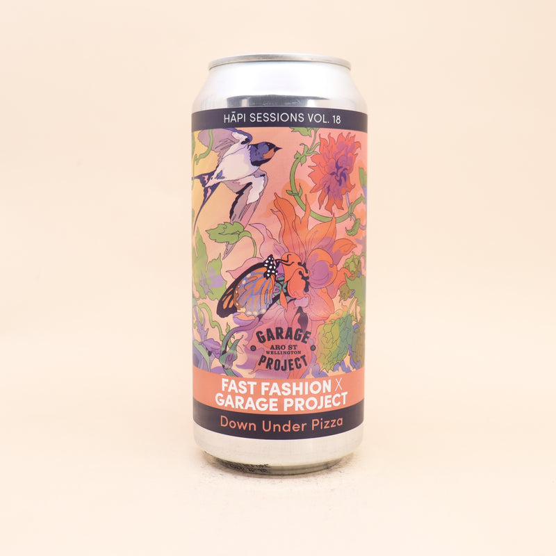 Garage Project x Fast Fashion Hapi Session 18 Down Under Pizza DDH DIPA Can 440mL