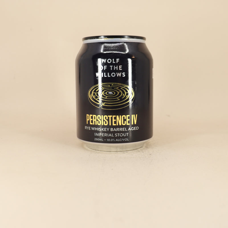 Wolf Of The Willows Persistence IV Rye BA Stout Can 250ml