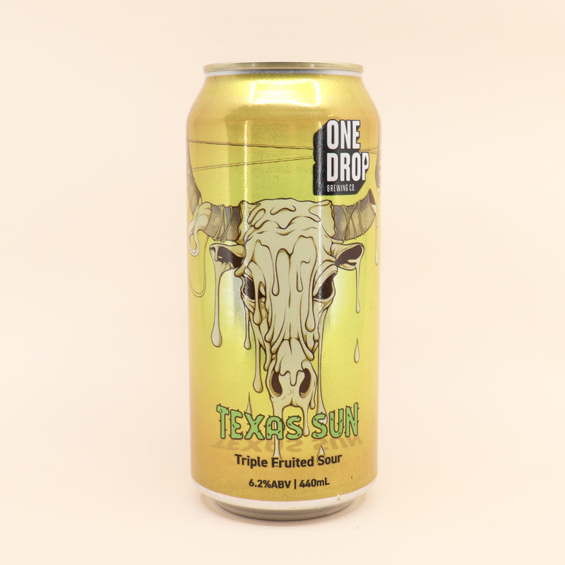 One Drop Texas Sun Triple Fruited Sour Can 440mL