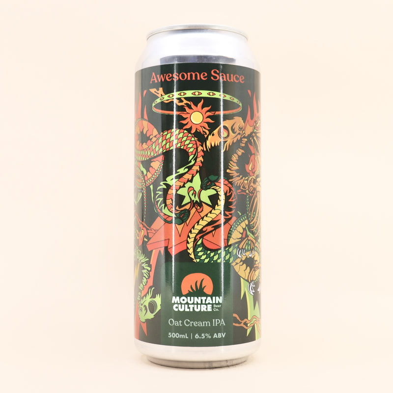 Mountain Culture Awesome Sauce Oat Cream IPA Can 500mL