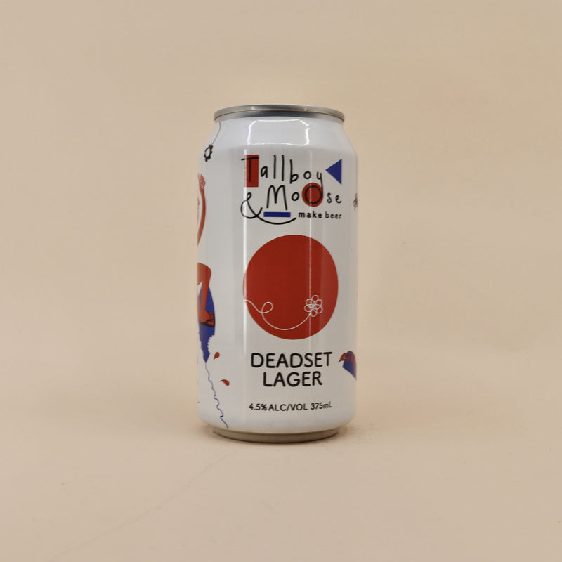 Tallboy And Moose Deadset Lager Can SGL 375ml