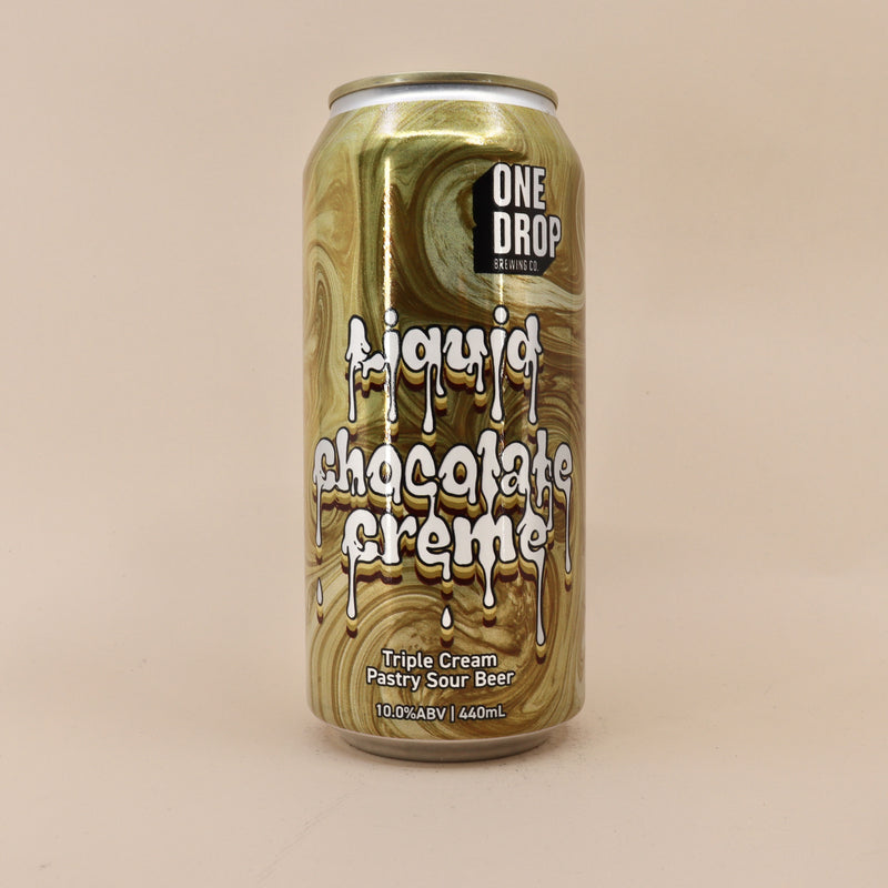 One Drop Liquid Chocolate Creme Cream Pastry Sour Can SGL 440ml