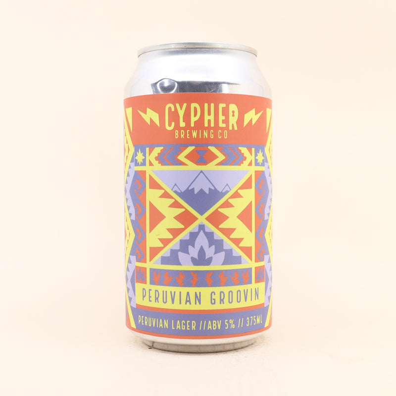 Cypher Peruvian Groovin Peruvian Lager Can SGl 375ml